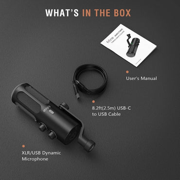 Micro Dynamic FIFINE Tank3 AmpliTank Genuine USB & XLR Ports |Kingcom