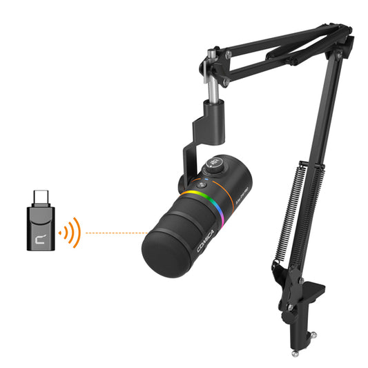 Comica EJoy D10 PRO RGB Cardioid Dynamic Wireless Microphone