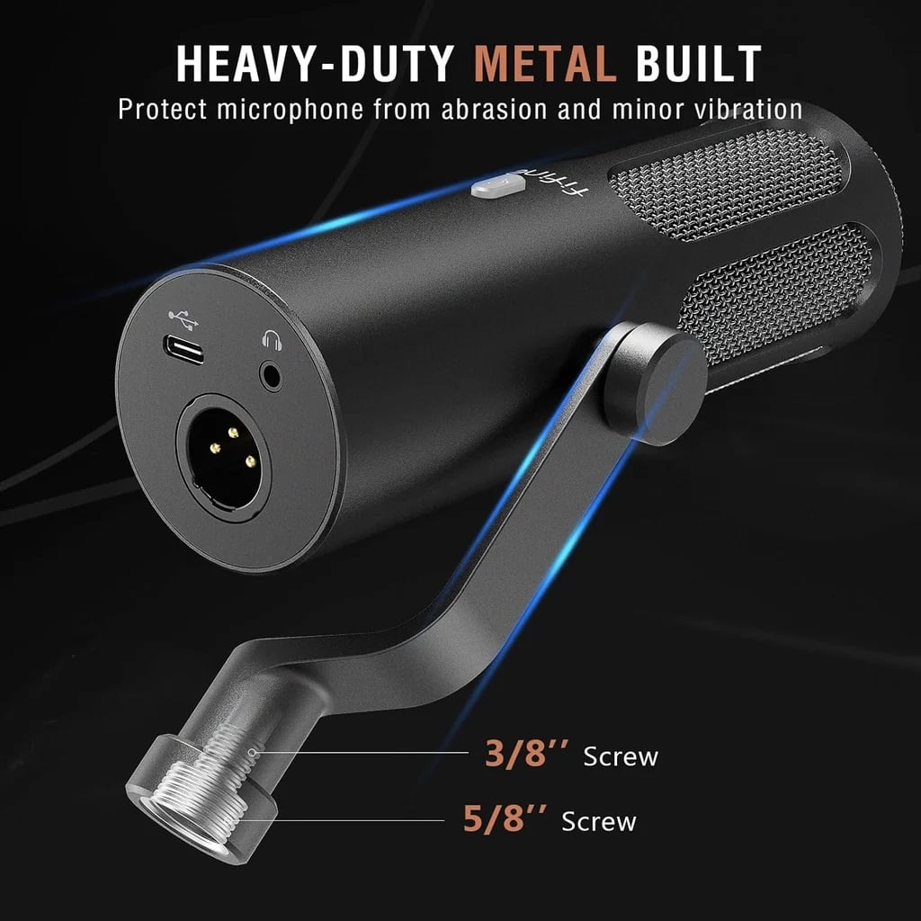 Micro Dynamic FIFINE Tank3 AmpliTank Genuine USB & XLR Ports |Kingcom