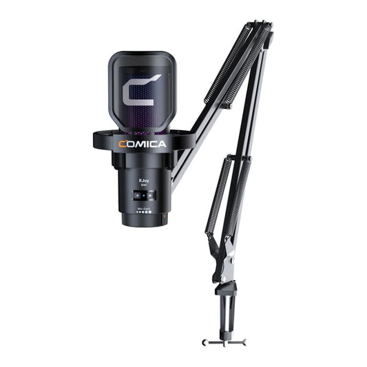 Micro USB Comica EJoy Uni RGB Condenser & Boom Arm Professional |Kingcom