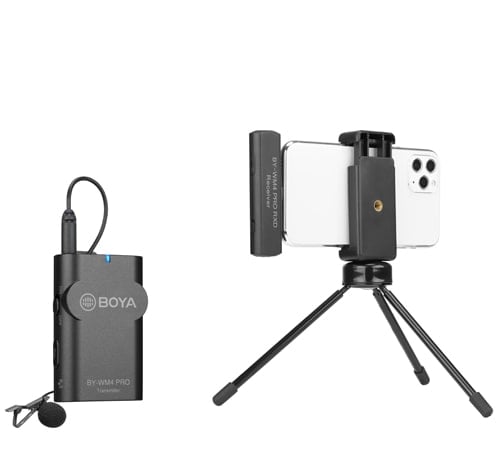 Boya BY-WM4 Pro K3 Wireless recording mic for iPhone (Lightning)