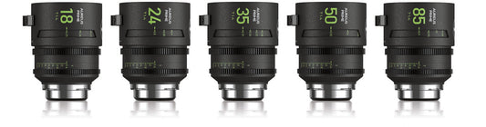 NISI AUREUS PRIME T1.4 Cinema 5-Lens KIT (ARRI PL) - FULL VAT