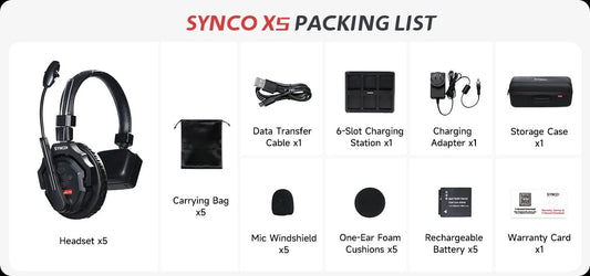 Synco Xtalk X 2-Way 2.4GHz Wireless Intercom