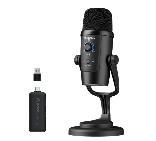 BOYA BY-PM500W - Wireless recording microphone for Android Phones (Type-C) and Laptops (USB port)