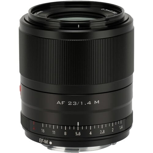 VILTROX AF 23 F1.4 M Lens (Canon EF-M, Black)