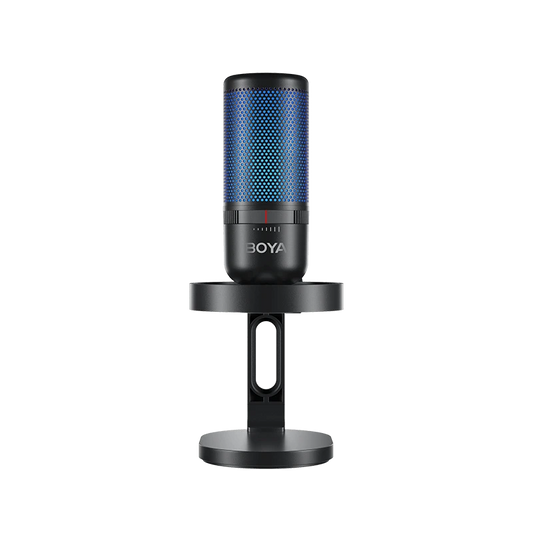 BOYA K3 USB Condenser Microphone with Supercardioid direction and RGB lights for Streamer.
