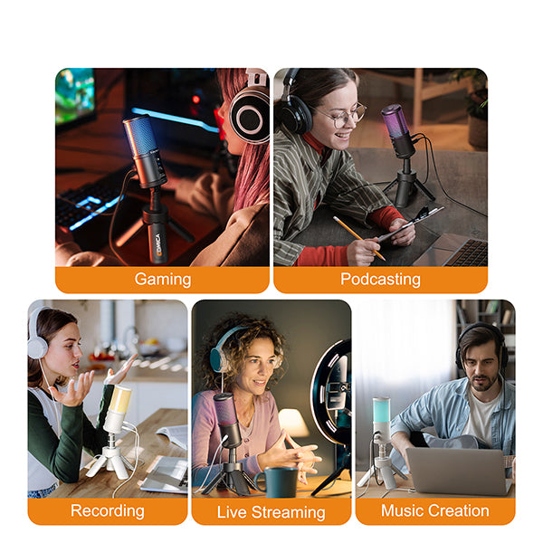 Micro USB Comica EJoy Uni S RGB Noise Canceling AI CalMix™ |Kingcom