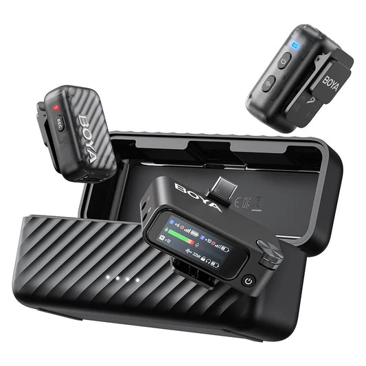 BOYA BOYAMIC 2 Wireless Microphone with Integrated AI Noise Canceling |Kingcom