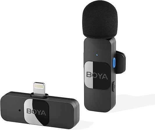 Boya BY-V1 Best Wireless Recording Microphone for Iphone