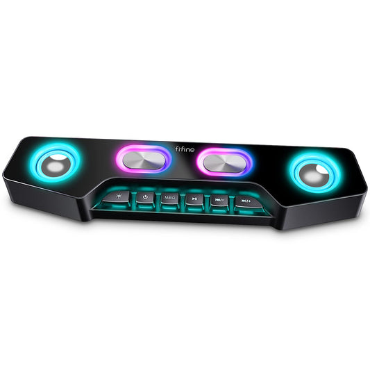 Fifine A16 - Gaming speaker with built-in RGB color changing lights