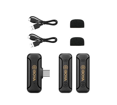 BOYA BY-WM3T2-U2 - Mini 2.4GHz wireless recording mic for Android