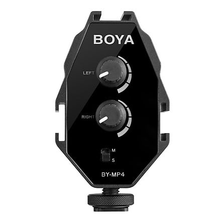 Audio Adapter for 3.5mm Port Phones and DSLR Cameras - BOYA BY-MP4