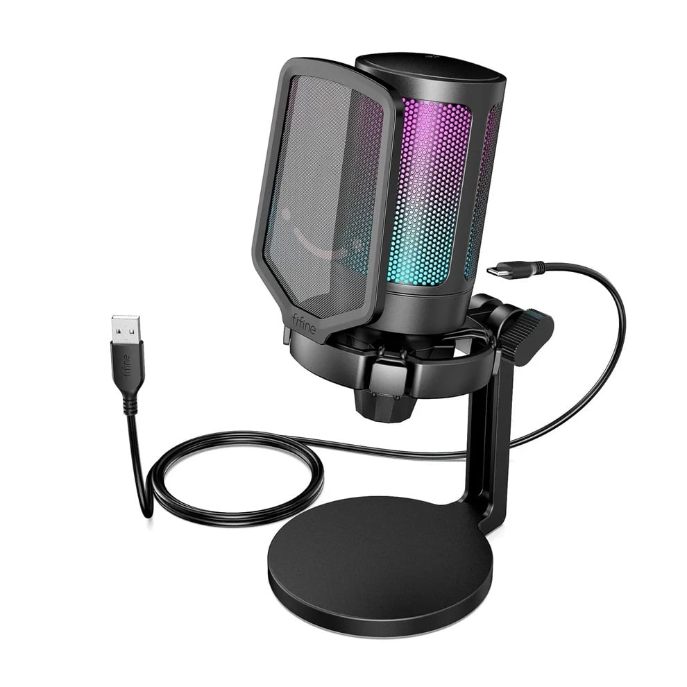 Fifine A6 / A6V Gaming Recording Mic Genuine USB Port |Kingcom