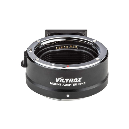 Viltrox EF-Z autofocus adapter for Nikon Z6 Z7 Z50 cameras.
