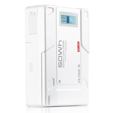V-Mount Viltrox Snowpeak BP-V50/ BP-V99/ BP-V150 battery with integrated LCD screen
