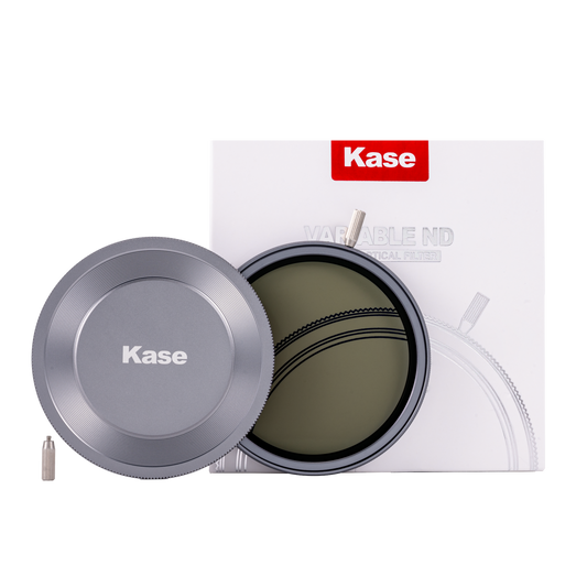 KASE Variable ND 1.5 -5 Stops Filter With Magnetic Cap (from 67mm - 82mm) / (Upgraded version of ND 2-5 stops)