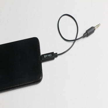 BY-K2 connection cable .From 3.5mm Jack to Type-C Port (3.5mm Male TRRS to Male TYPE-C adapter cable)