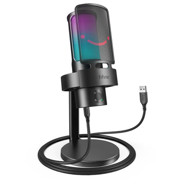 Fifine A8 - Recording microphone with integrated RGB light