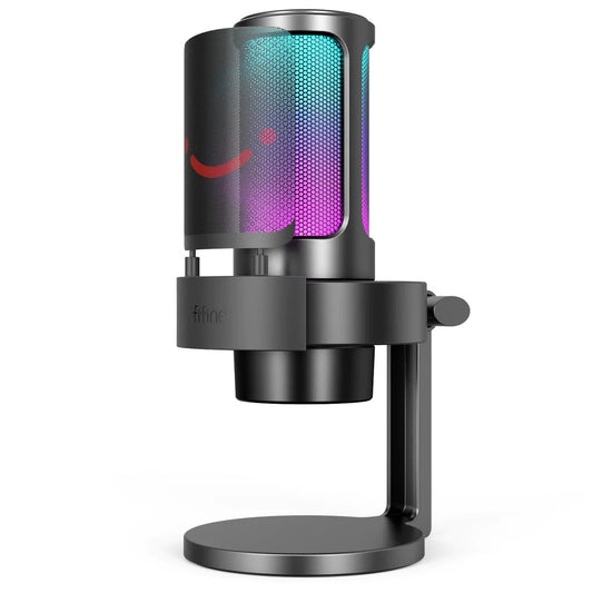 Fifine A8 - Recording microphone with integrated RGB light