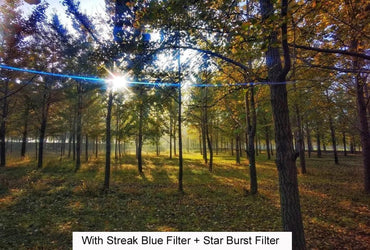 Kase / Magnetic square blue stripe filter for iPhone, Samsung Android