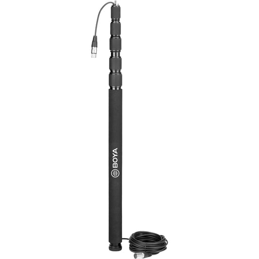 BOYA BY-PB30A - Universal Aluminum Boom Pole, Maximum Length 3 Meters - Universal Aluminum Boom Pole