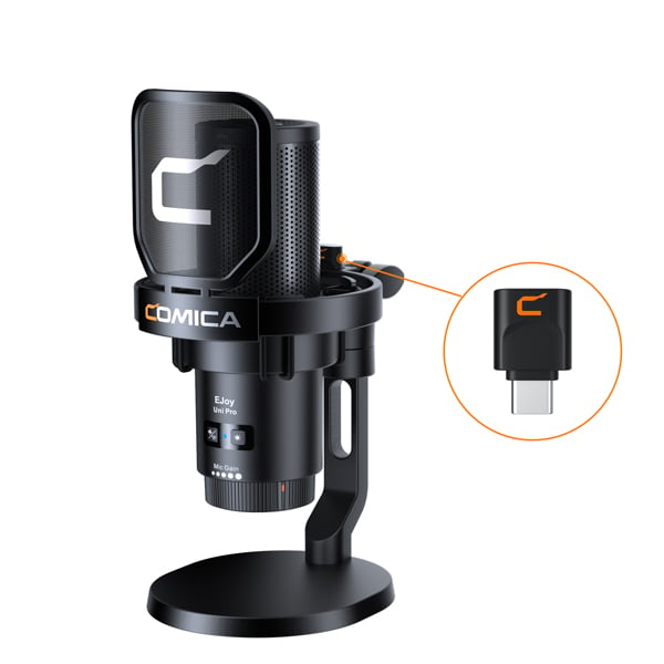 Micro Comica EJoy Uni Pro RGB ឥតខ្សែ និង USB Studio ម៉ាកសុទ្ធ |Kingcom