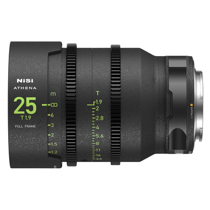 កែវលេន NISI ATHENA Prime 25mm T1.9 Full-Frame (រួមបញ្ចូលពន្ធអាករពេញលេញ)