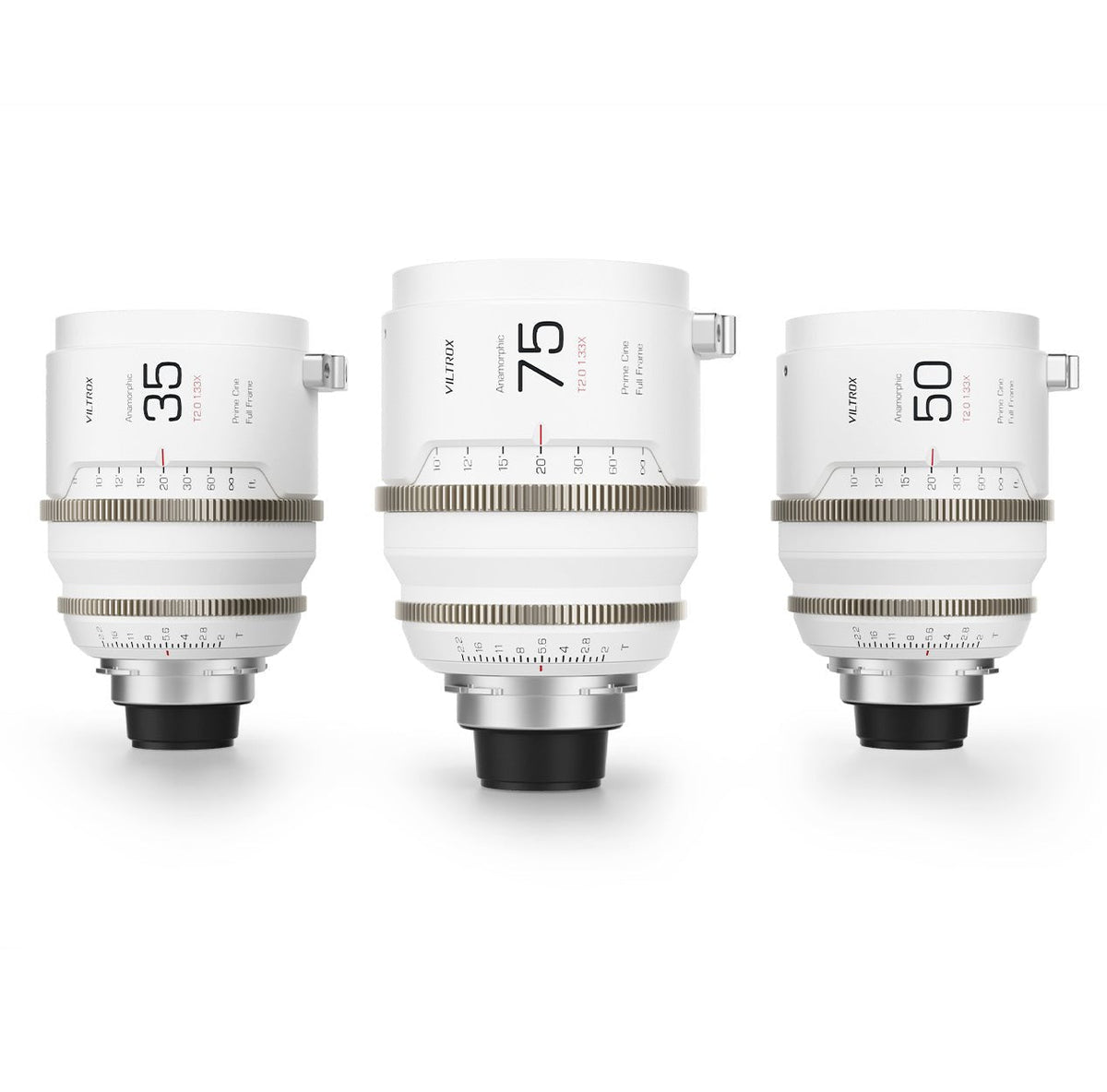 Viltrox EPIC Anamorphic 35/50/75mm T2.0 1.33X Cine PL Mount Lens (មួយឈុត)