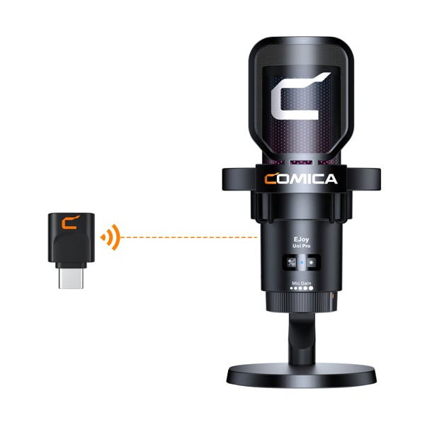 Micro Comica EJoy Uni Pro RGB ឥតខ្សែ និង USB Studio ម៉ាកសុទ្ធ |Kingcom