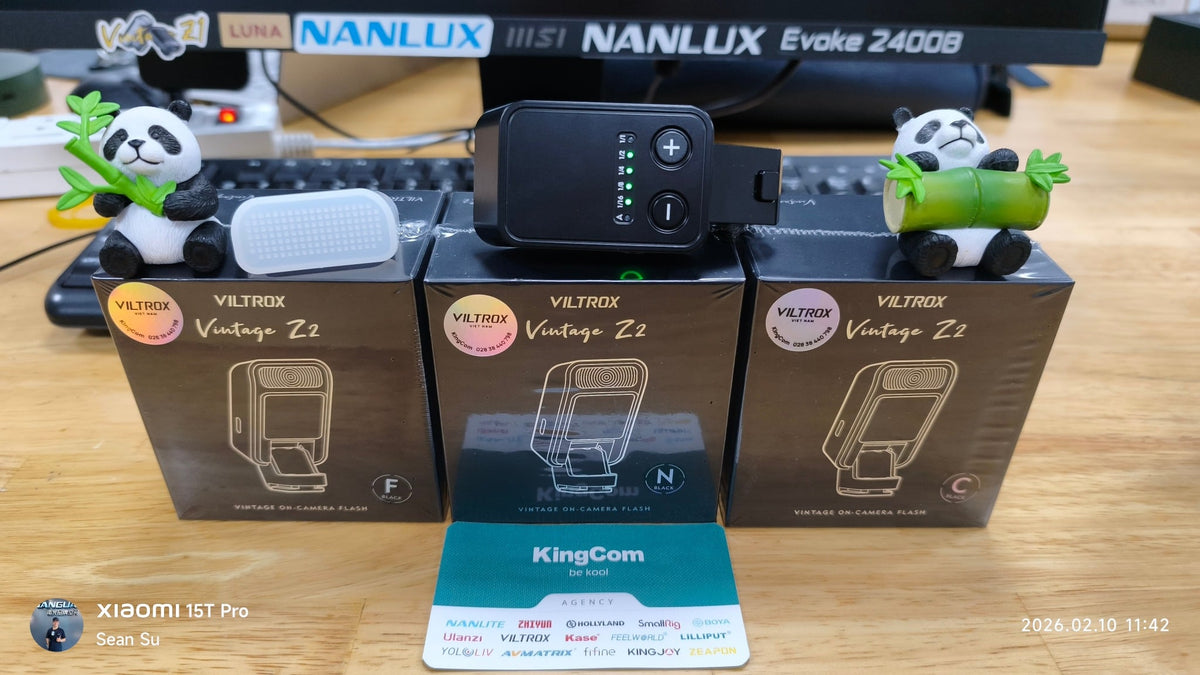 Viltrox Vintage Z2 Auto TTL Flash for Sony/Canon/Fuji/Nikon |Kingcom
