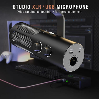 Micro Dynamic FIFINE Tank3 AmpliTank Genuine USB & XLR Ports |Kingcom