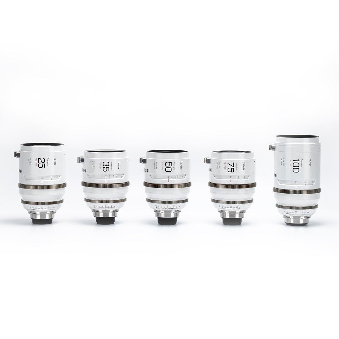 កញ្ចក់ Anamorphic Viltrox EPIC ទំហំ 25/35/50/75/100mm T2.0 1.33X Cine PL Mount (មួយឈុត)