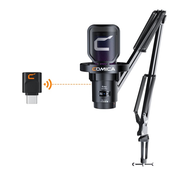 Micro Comica EJoy Uni Pro RGB ឥតខ្សែ និង USB Studio ម៉ាកសុទ្ធ |Kingcom