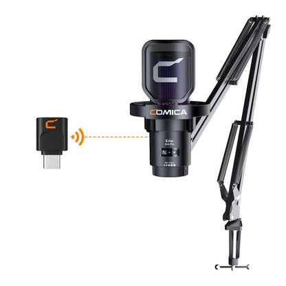 Micro Comica EJoy Uni Pro RGB ឥតខ្សែ និង USB Studio ម៉ាកសុទ្ធ |Kingcom