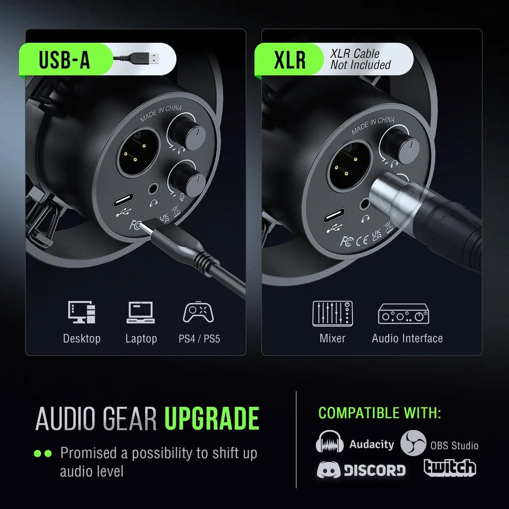 FIFINE K688 AmpliTank Micro Dynamic USB & XLR Ports