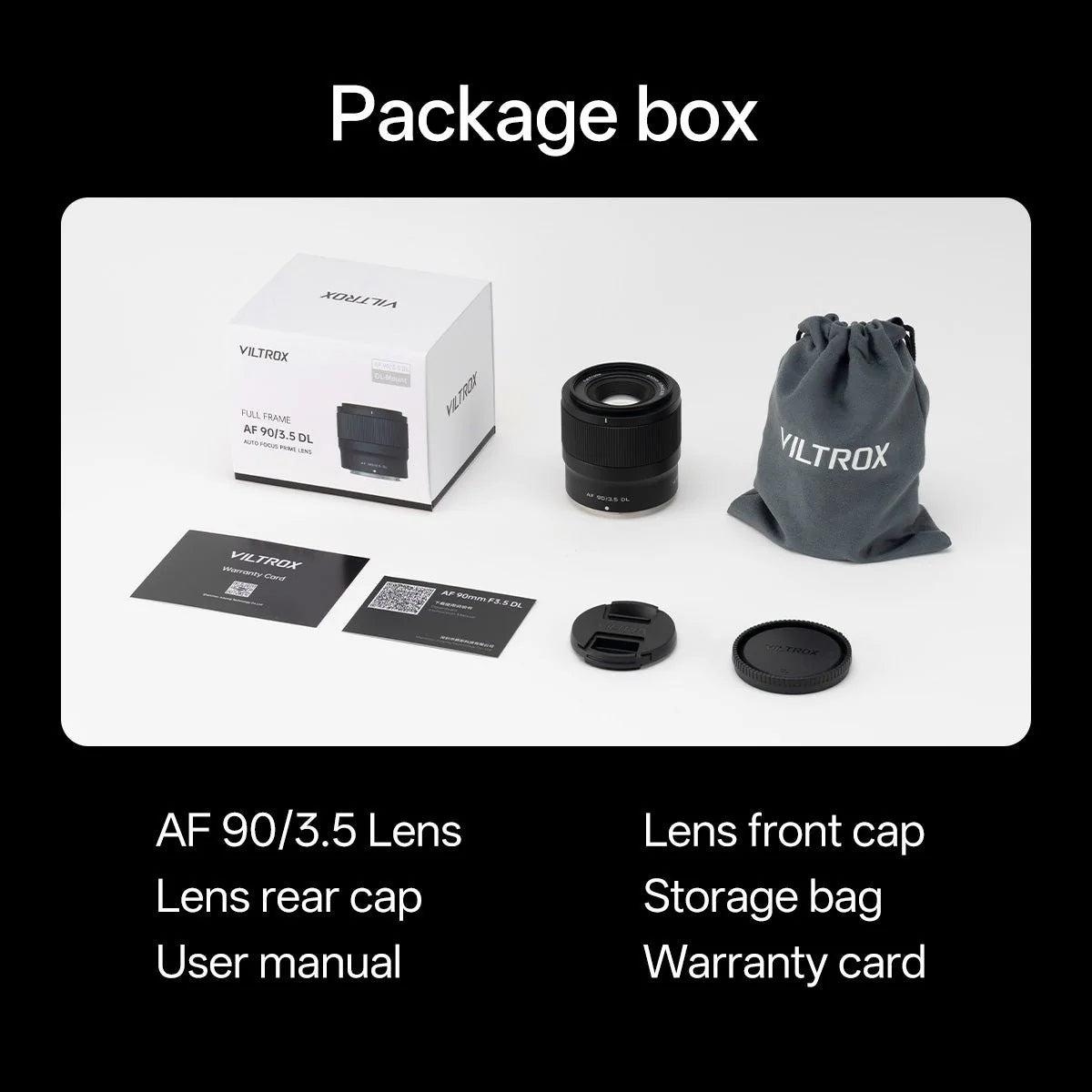 Viltrox AF 90mm F3.5 កែវ​លេន​ Full-Frame DL Mount សម្រាប់ DJI Inspire 3 និង DJI Ronin 4D