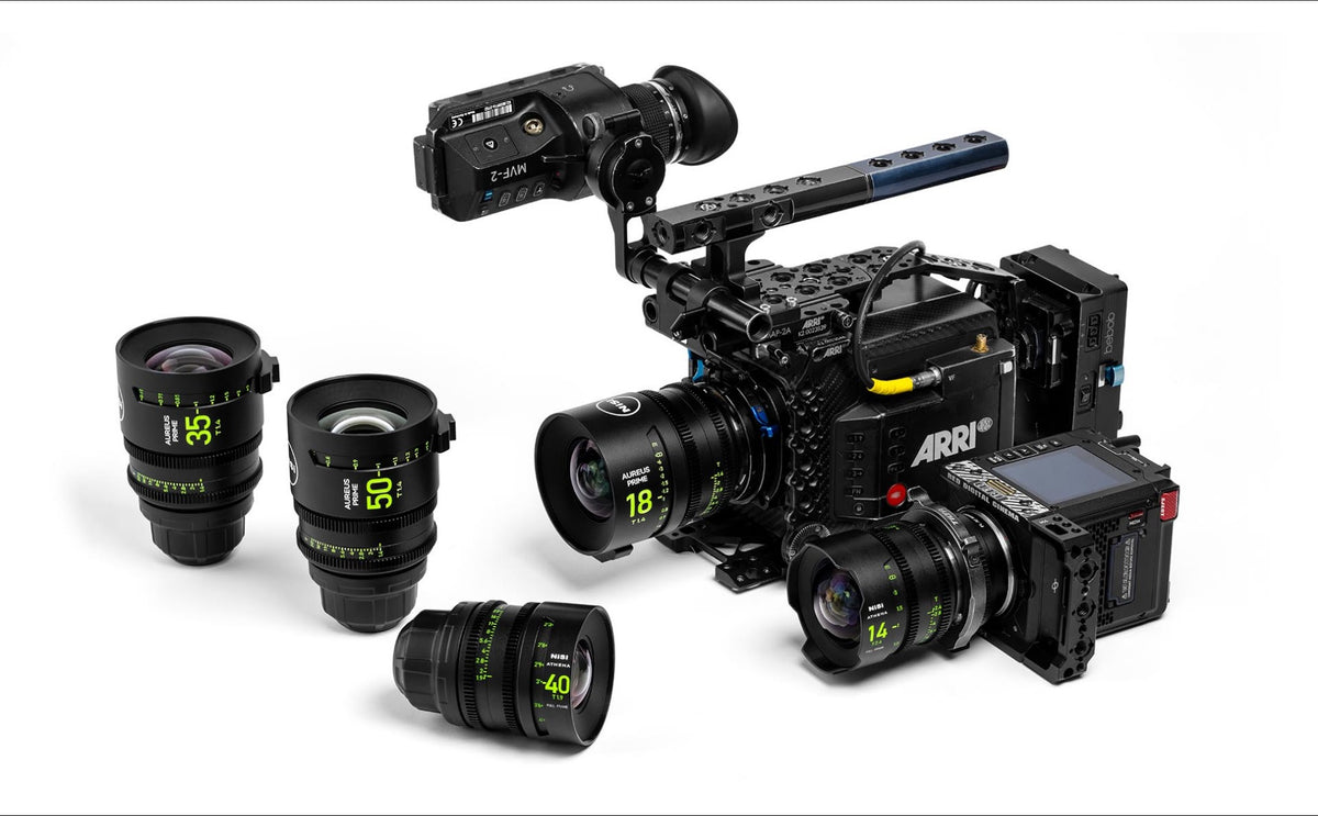 NISI AUREUS PRIME T1.4 Cinema ឈុតកញ្ចក់ 5-Lens (ARRI PL) - រួមបញ្ចូលអាករពេញលេញ