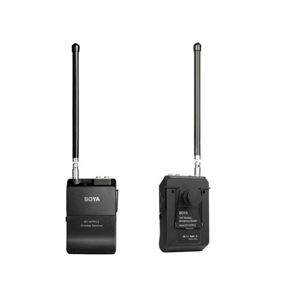 BY-WFM12 Wireless recording microphone.VHF wave with its own frequency band with 12 wave channels