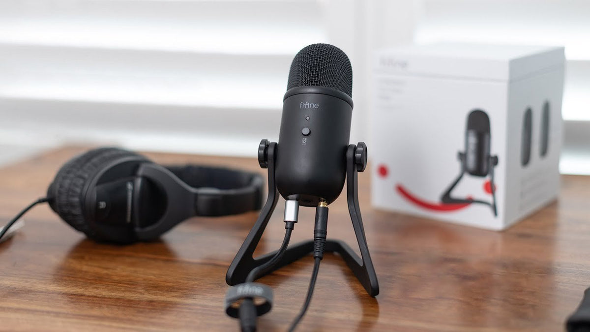 FIFINE K678 - USB-A Port Recording Condenser Microphone for PC/Laptop