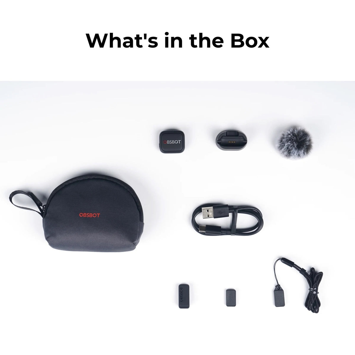 OBSBOT Vox SE Wireless Microphone for Tiny 3 and Tiny 3 Lite