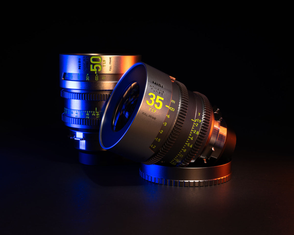 NISI ATHENA Tuned Prime T2.4/1.9 Full-Frame 5-Lens Kit With Case (PL Mount) - រួមបញ្ចូលអាករទាំងអស់