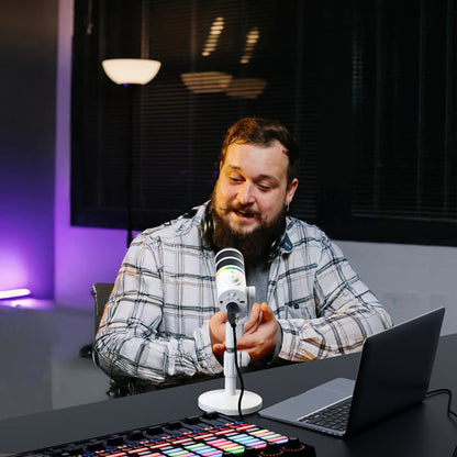 មីក្រូហ្វូន Dynamic Cardioid RGB Comica EJoy D10