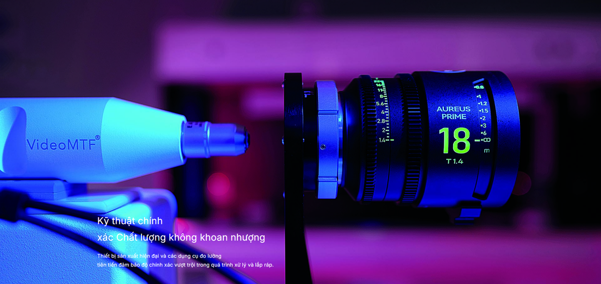 NISI AUREUS PRIME T1.4 Cinema ឈុតកញ្ចក់ 5-Lens (ARRI PL) - រួមបញ្ចូលអាករពេញលេញ