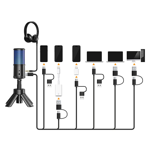 Micro USB Comica EJoy Uni S RGB Noise Canceling AI CalMix™ |Kingcom