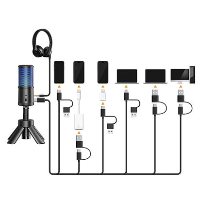 Micro USB Comica EJoy Uni S RGB Noise Canceling AI CalMix™ |Kingcom
