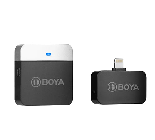 BOYA BY-M1LV Series - មីក្រូថតសំឡេងឥតខ្សែ 2.4GHz