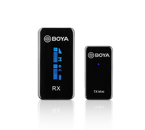 Boya BY-XM6 កំណែ Mini ||មីក្រូហ្វូនថតសំឡេងសម្រាប់ទូរសព្ទ និងកាមេរ៉ាដែលមានរន្ធ 3.5mm