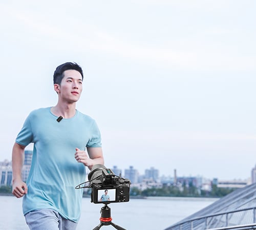 Boya BY-XM6 កំណែ Mini ||មីក្រូហ្វូនថតសំឡេងសម្រាប់ទូរសព្ទ និងកាមេរ៉ាដែលមានរន្ធ 3.5mm