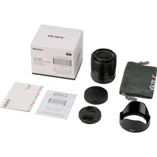 កែវ VILTROX AF 23 F1.4 M (Canon EF-M, ពណ៌ខ្មៅ)
