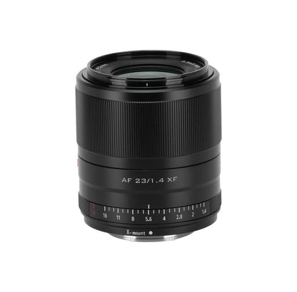 Viltrox AF 33mm F1.4 XF versatile standard lens for Fujifilm cameras.